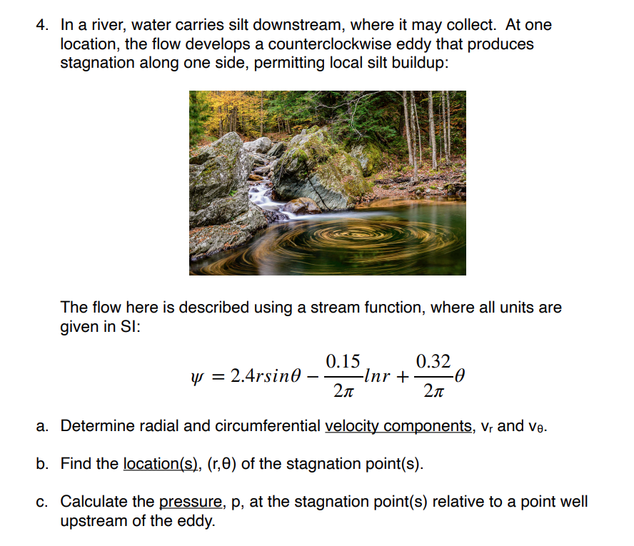 Solved The flow here is ﻿described using a stream function, | Chegg.com