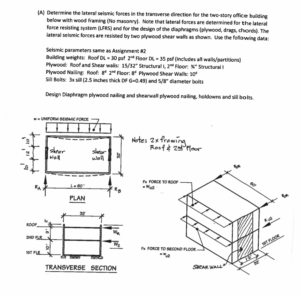 a-determine-the-lateral-seismic-forces-in-the-chegg