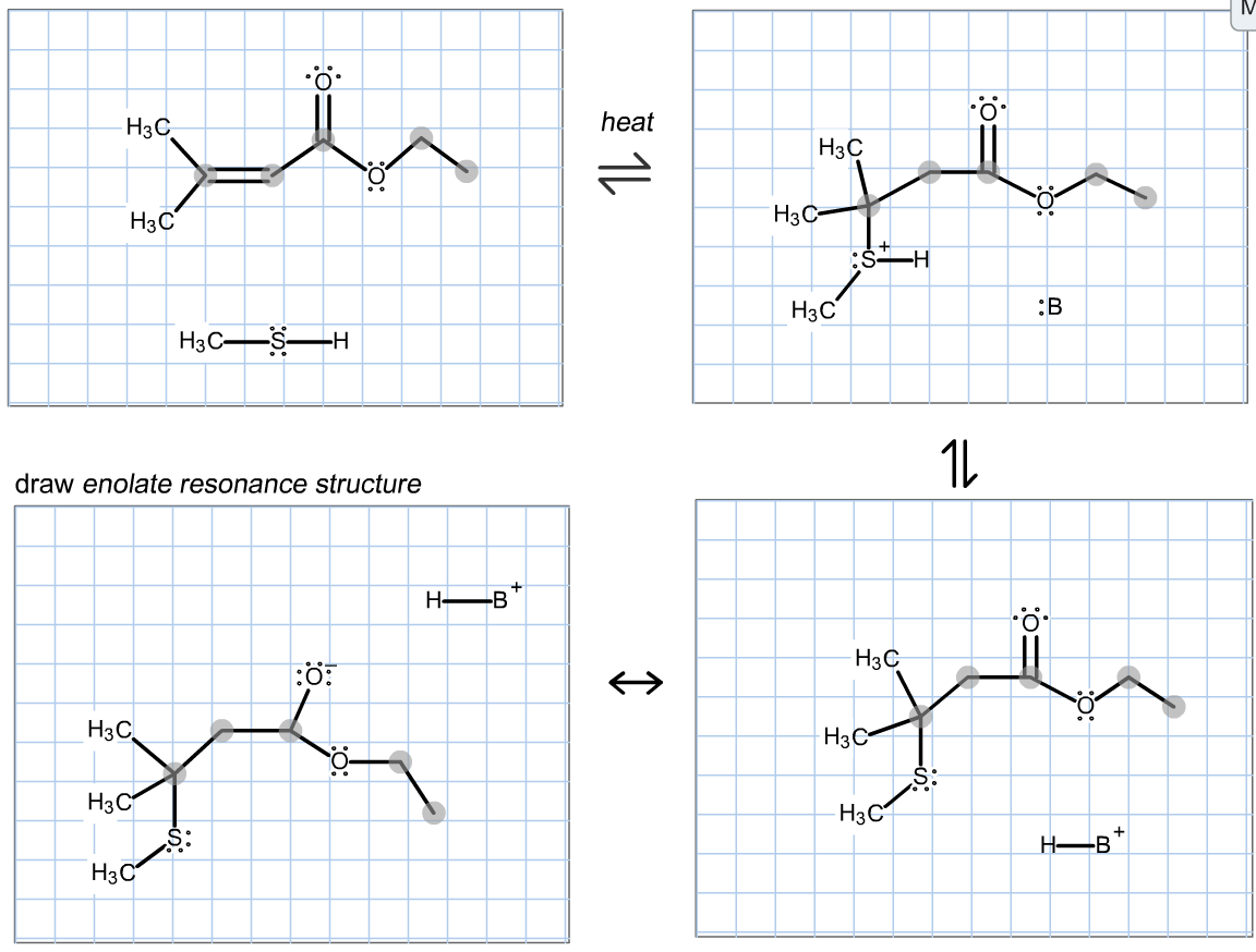 Solved Complete the curved arrow pushing mechanism for the