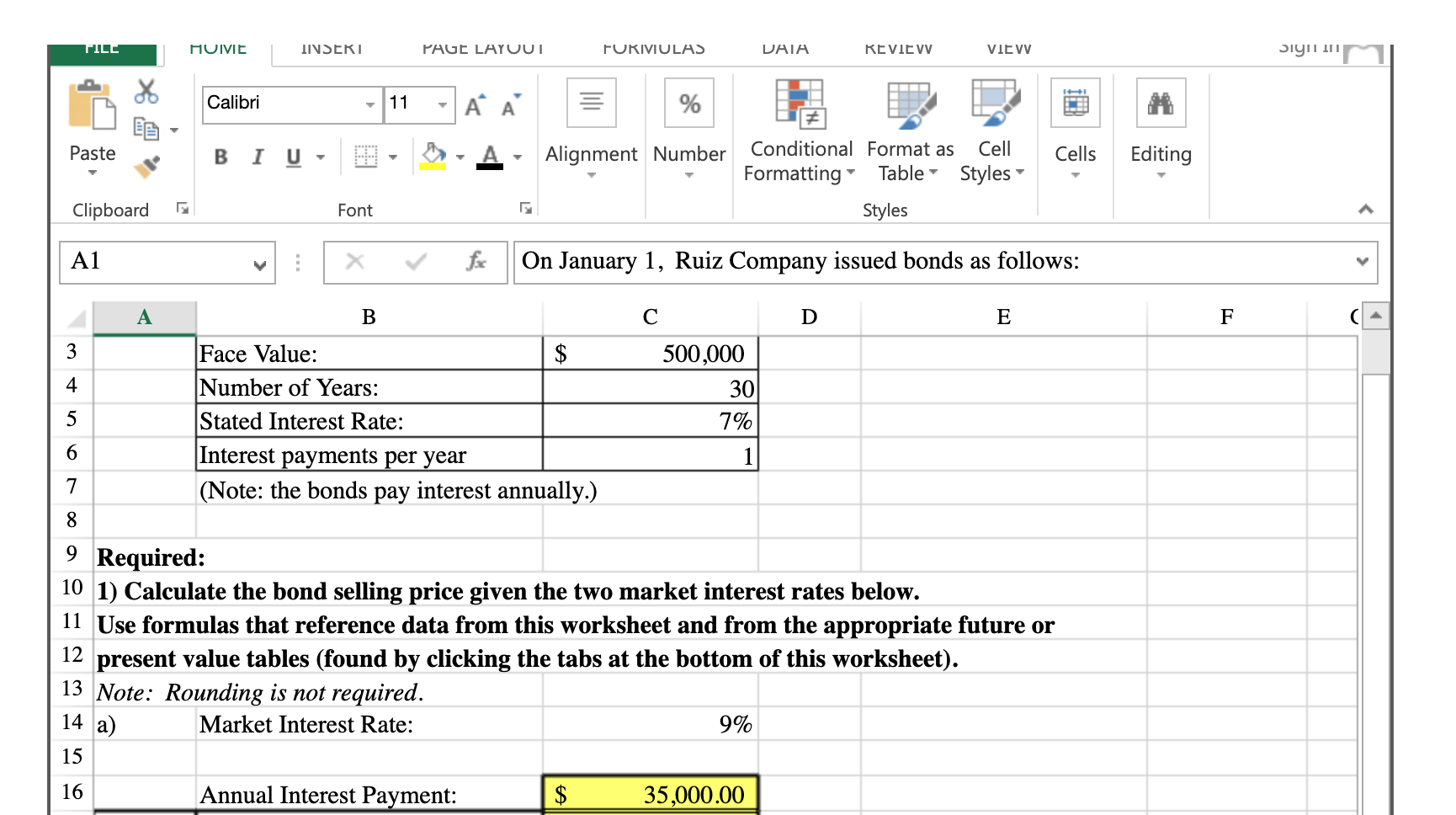 Solved Ruiz Company issued bonds on January 1 and has | Chegg.com