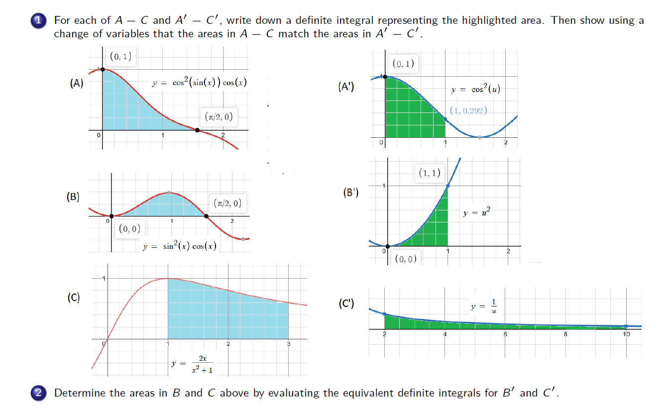 Solved 1 For each of A – C and A' – C', write down a | Chegg.com