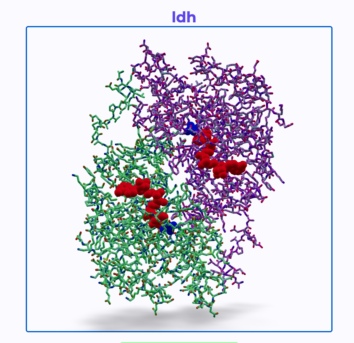 Solved What molecule is being represented by the red