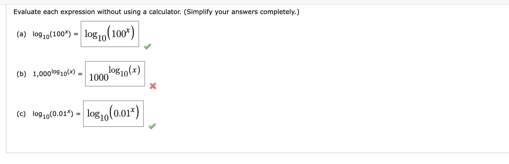 Solved 1.Evaluate each expression without using a