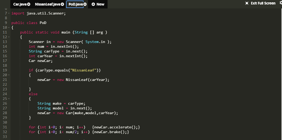 Solved PLEASE CODE IN JAVA Instructions Today you will | Chegg.com