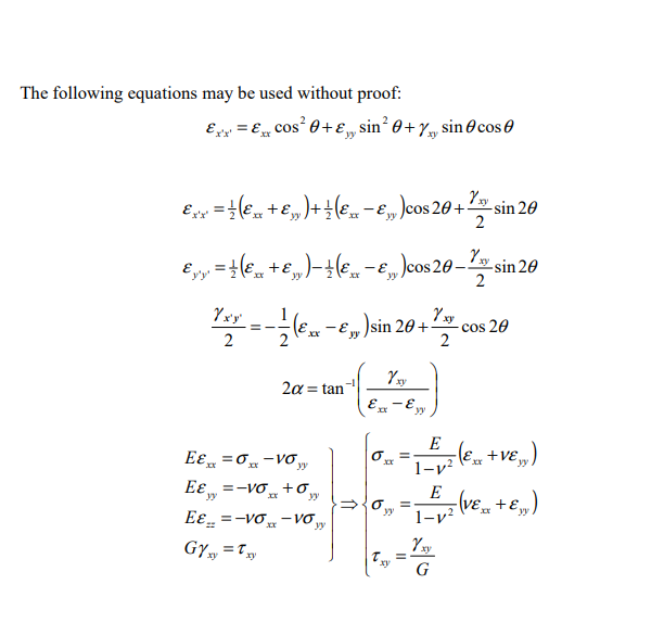 Solved Q1. Mohr's circle for stress and strain Experimental | Chegg.com