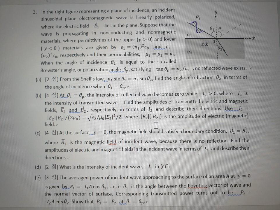 Solved O 12 3. In the right figure representing a plane of | Chegg.com