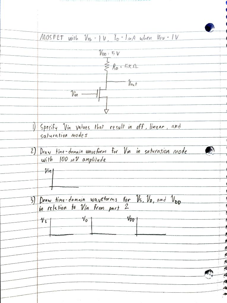 Solved Simple MOSFET problem Edit: How is this the 