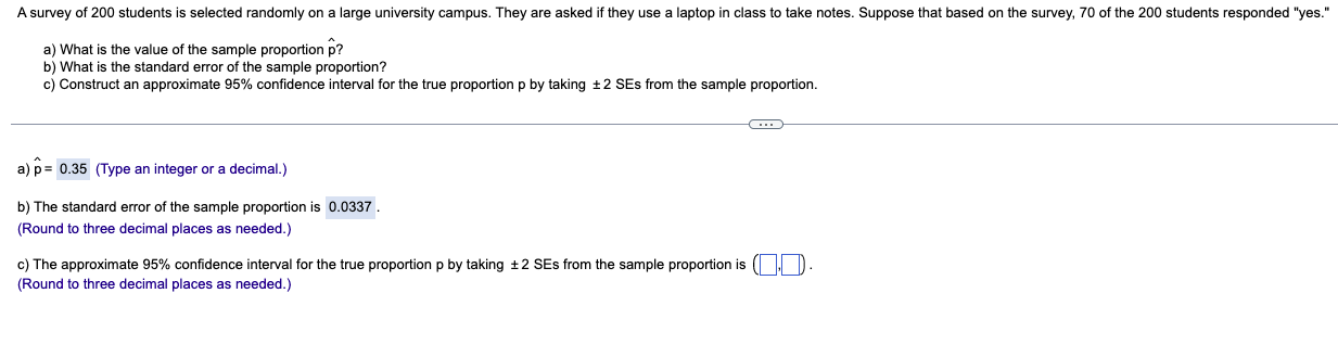 Solved A survey of 200 students is selected randomly on a | Chegg.com