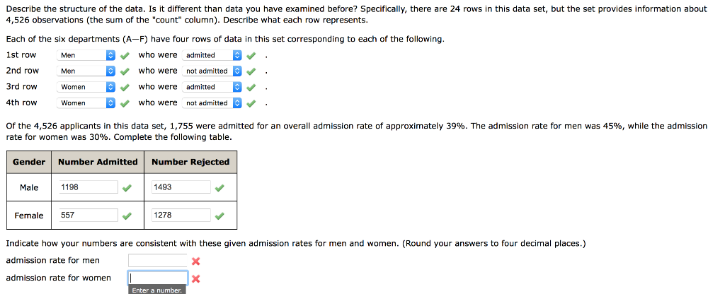 Solved Describe the structure of the data. Is it different | Chegg.com