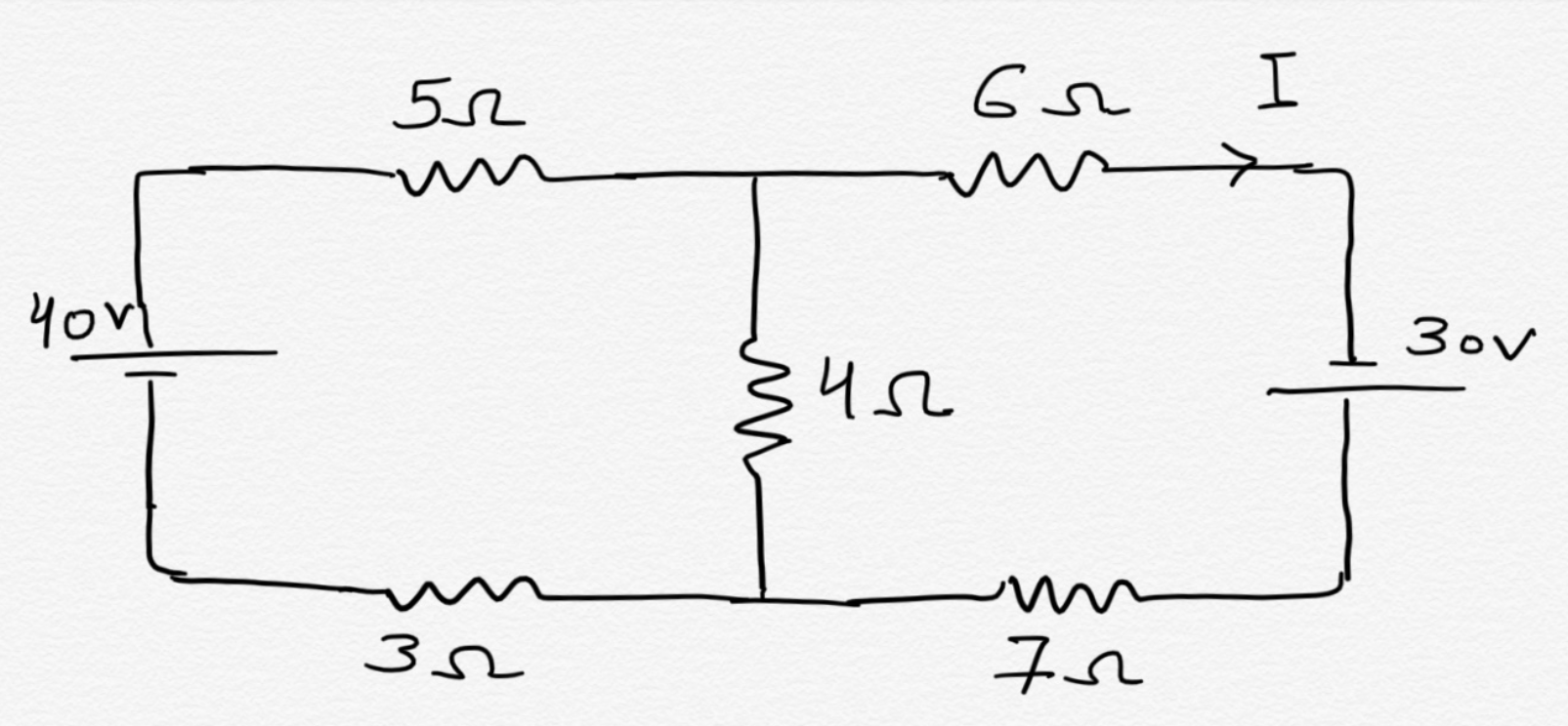 Solved For the circuit shown below , find I using | Chegg.com