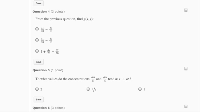 Solved Question 3 3 Points Write Down But Do Not Solve 8383