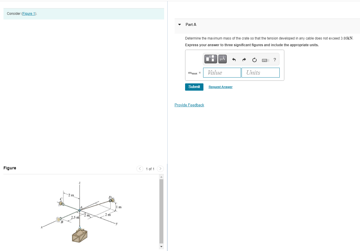 Solved Consider (Figure 1). Part A Determine the maximum | Chegg.com