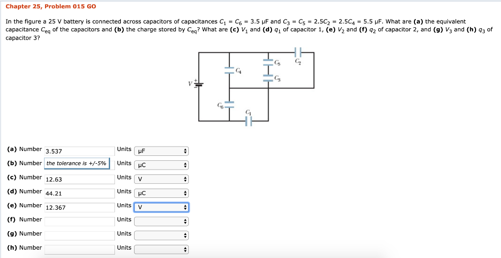 Solved Chapter 25, Problem 015 GO In the figure a 25 V | Chegg.com
