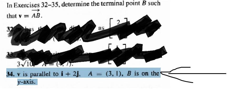 Solved In Exercises 32-35, determine the terminal point B | Chegg.com