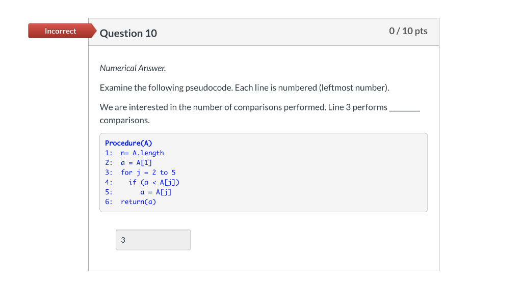 Solved Incorrect Question 9 0/10 pts Select the best answer. | Chegg.com