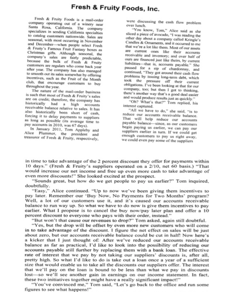 Fresh & Fruity Foods, Inc. Fresh & Fruity Foods is a