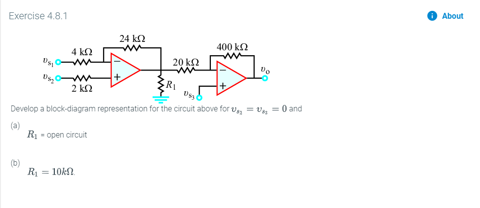 Solved diagram under the circuit in Fig 2. is the block | Chegg.com