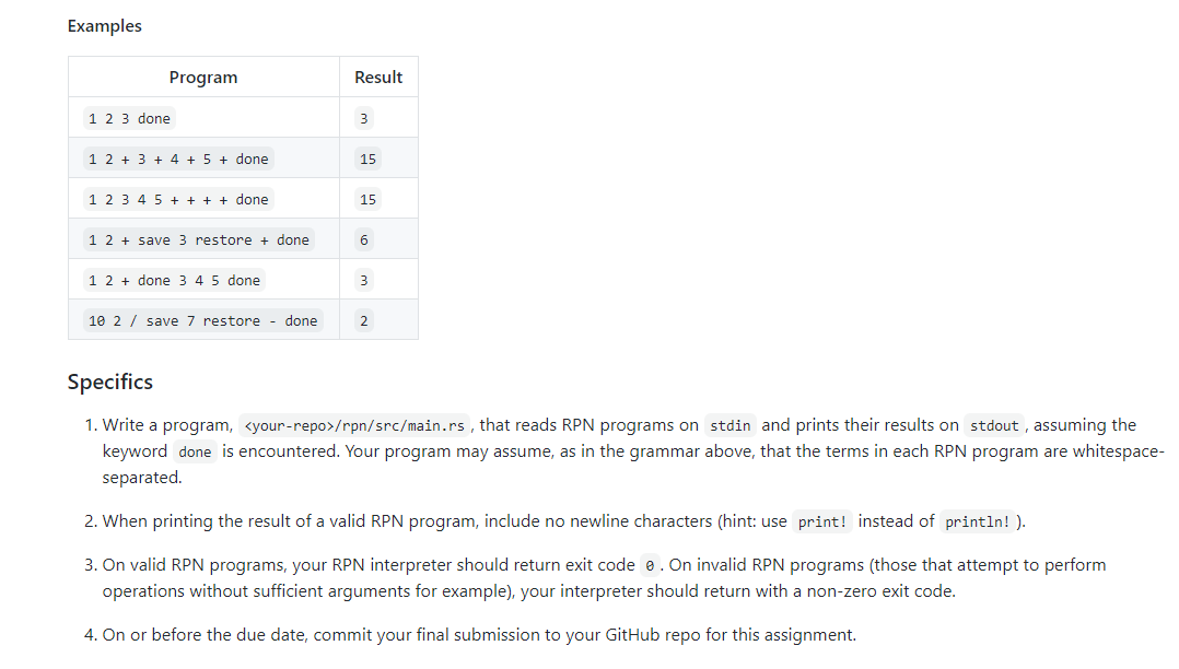 Implement a calculator for arithmetic programs | Chegg.com