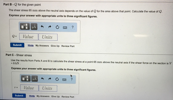 Solved Item 16 Learning Goal To calculate the shear stress | Chegg.com