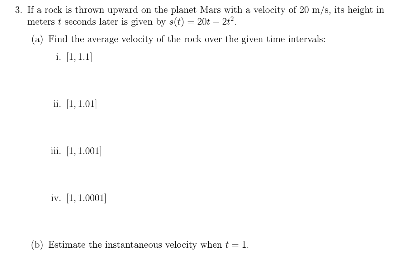 Solved If a rock is thrown upward on the planet Mars with a | Chegg.com