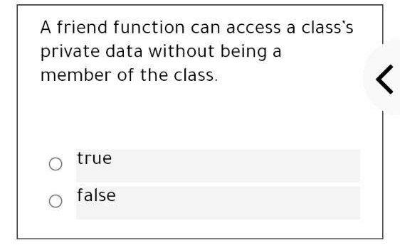 c   friend class cannot access private member