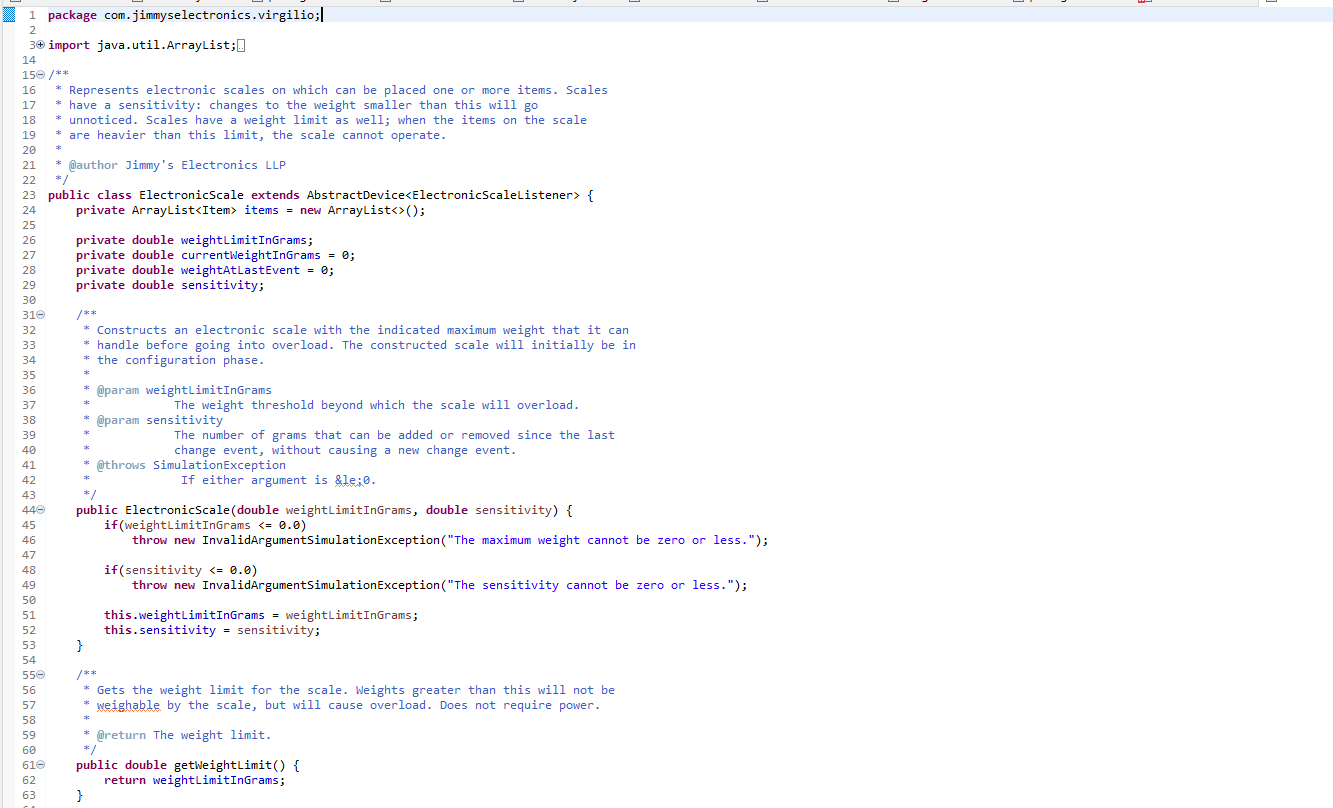 Please use junit4 to test the below class and its