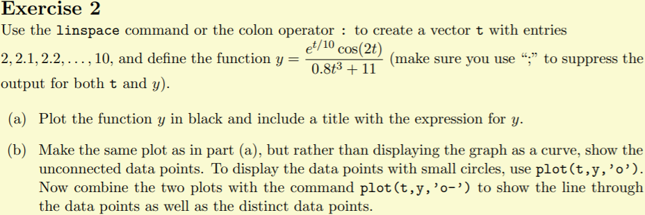 MATLAB ASSIGN 1- Follow Directions and Complete. Will | Chegg.com