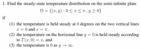 Solved 1. Find the steady-state temperature distribution on | Chegg.com