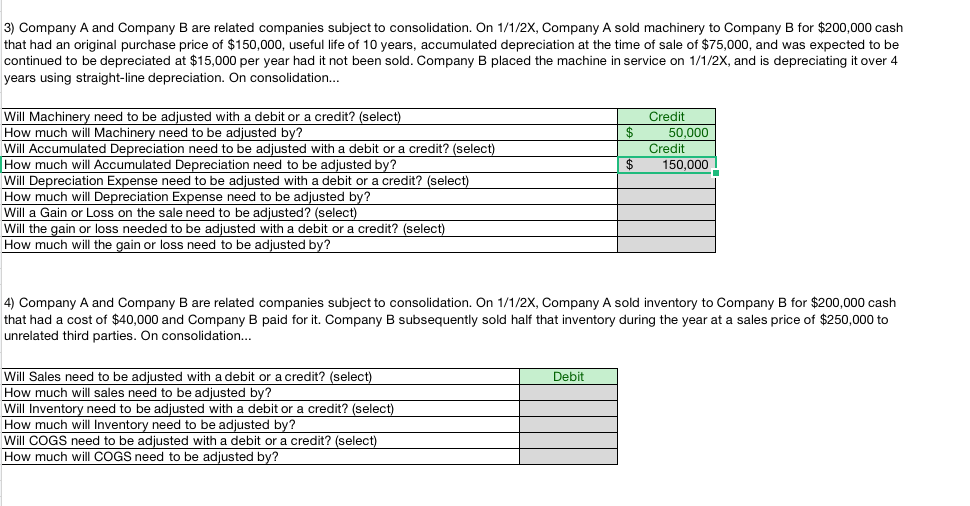 Solved 3 Company A And Company B Are Related Companies Chegg