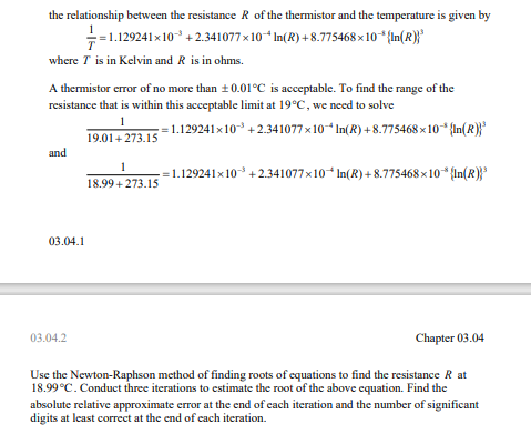 Solved Use the Newton-Raphson method of finding roots of | Chegg.com