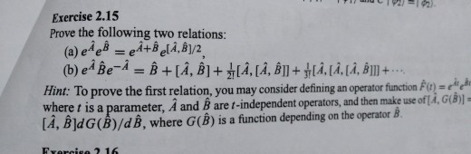 Solved 11172 Exercise 2.15 Prove the following two | Chegg.com