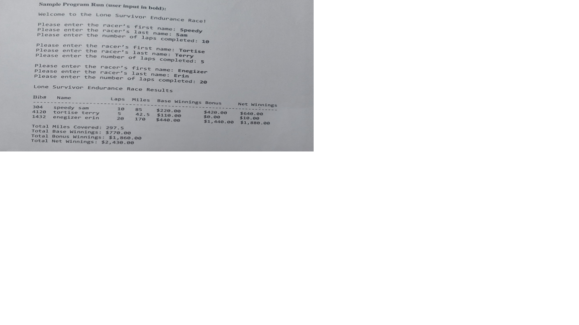 Solved Your task is to write a program that prints out a | Chegg.com