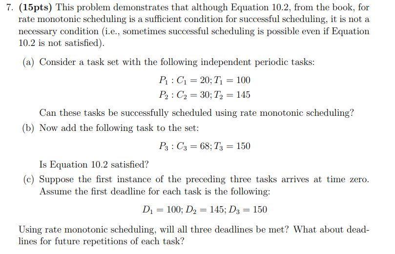 Solved (15pts) This Problem Demonstrates That Although | Chegg.com