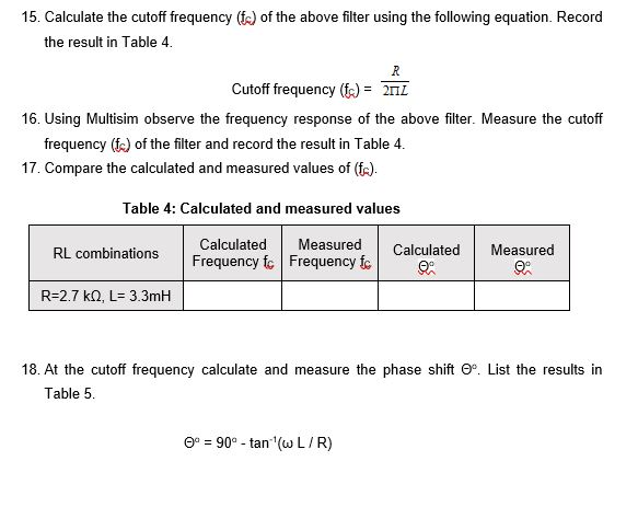 cutoff frequency calculator inductor cutoff frequency calculator inductor