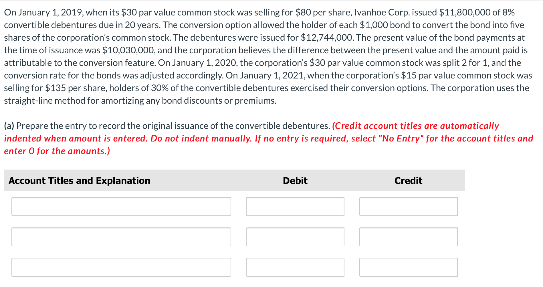 Solved On January 1, 2019, When Its $30 Par Value Common | Chegg.com