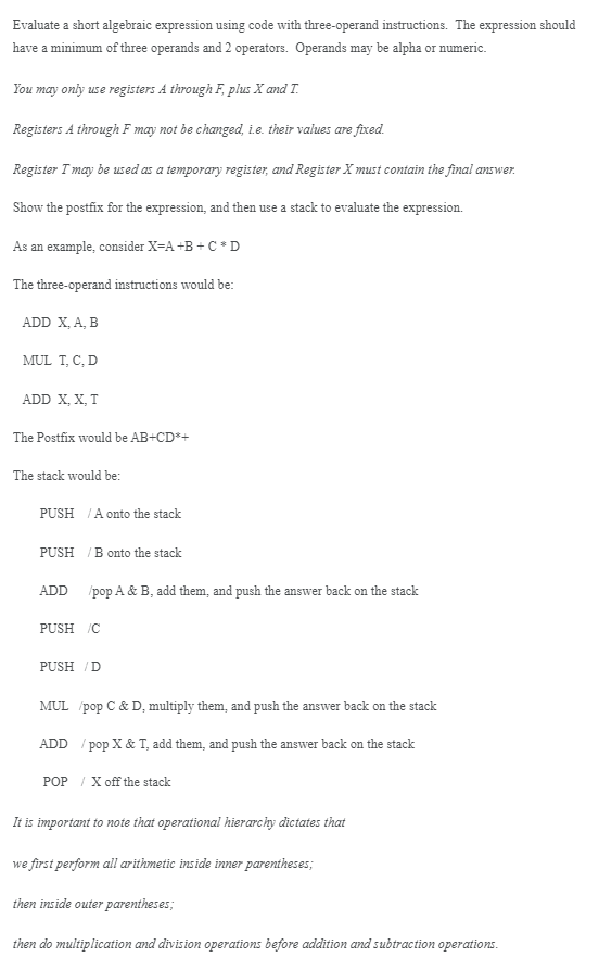 Solved This has nothing to do with specifying a programming | Chegg.com