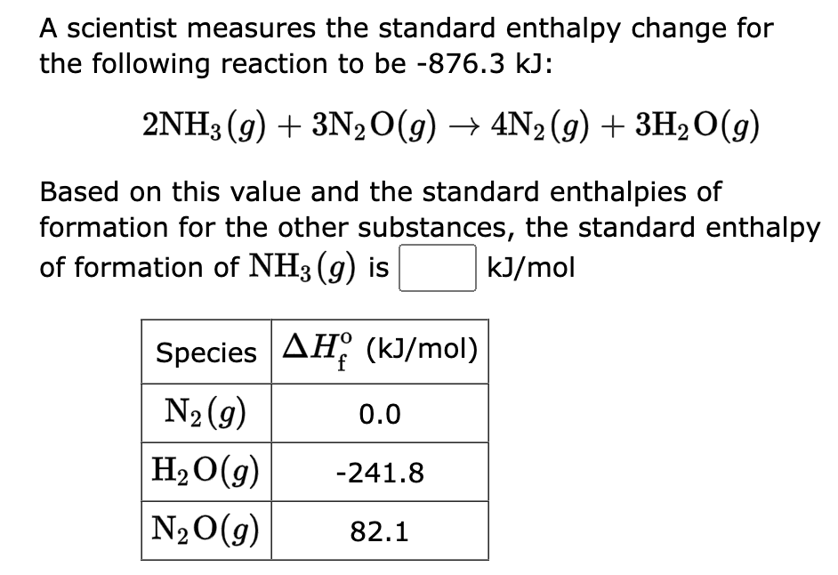 Solved The standard heat of formation for BaO(s) is −554