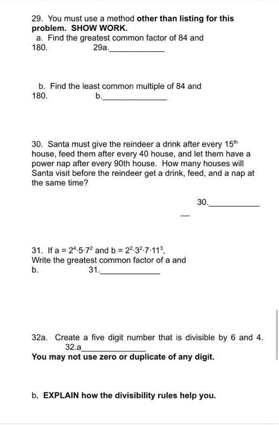 Solved 29 - 32b please :) | Chegg.com