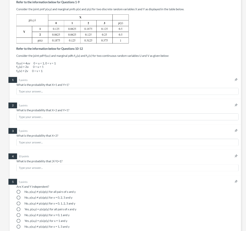 Solved Refer to the information below for Questions 1-9 | Chegg.com