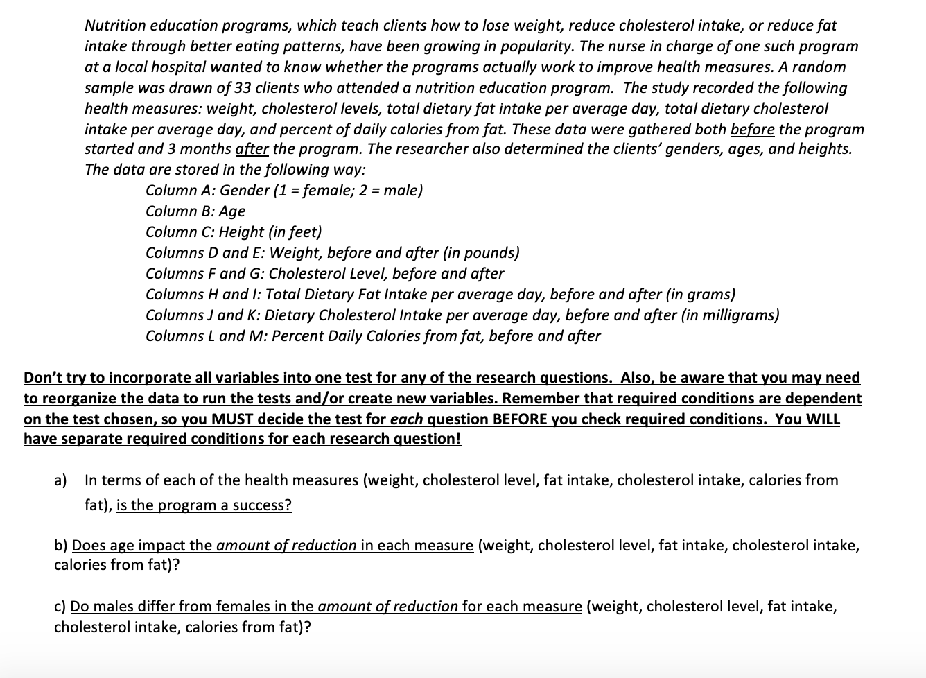Solved Nutrition Education Programs Which Teach Clients How Chegg