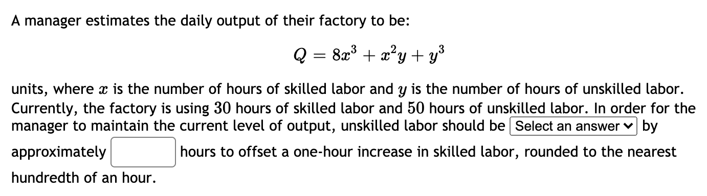 Solved A manager estimates the daily output of their factory | Chegg.com