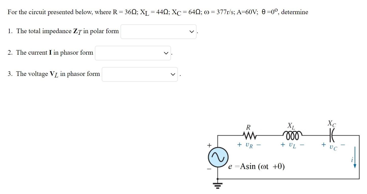 Solved The available options for all three questions are: a. | Chegg.com