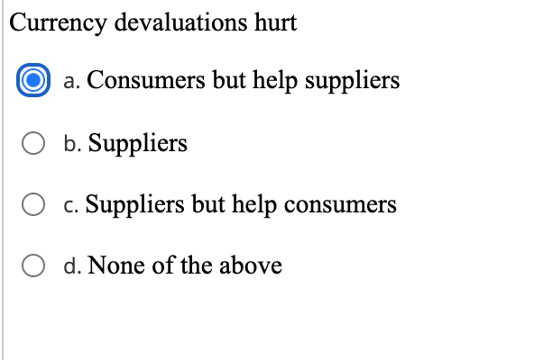 Solved Supplier Power Tends To Be Lower When A. Suppliers | Chegg.com