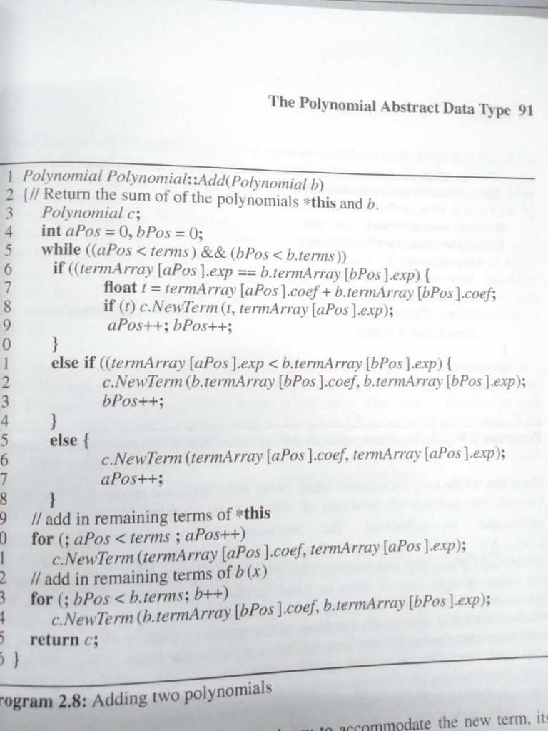 (30%) Write a C++ program to implement the | Chegg.com