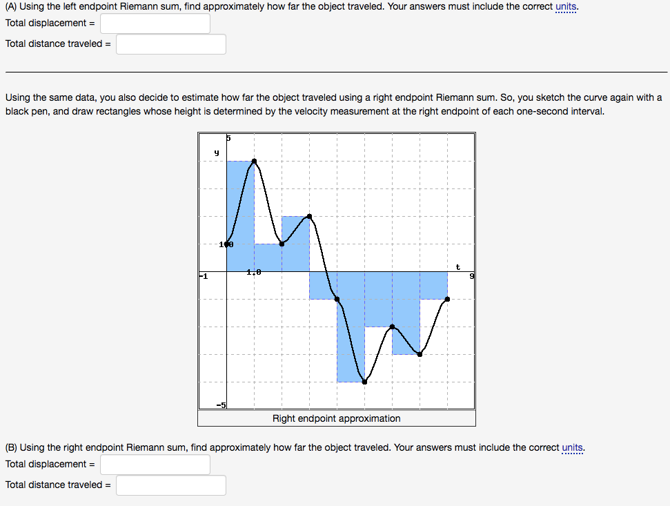 Solved Your task is to estimate how far an object traveled