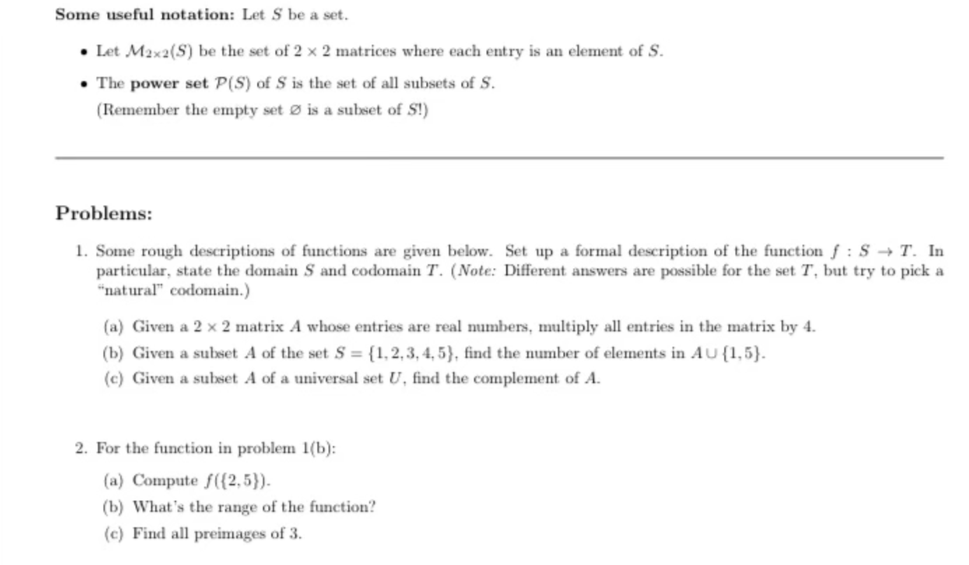 Solved Please answer parts a, b and c for problem 2. Problem | Chegg.com