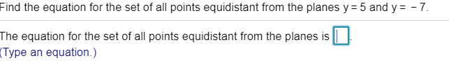 Solved Find the equation for the set of all points | Chegg.com