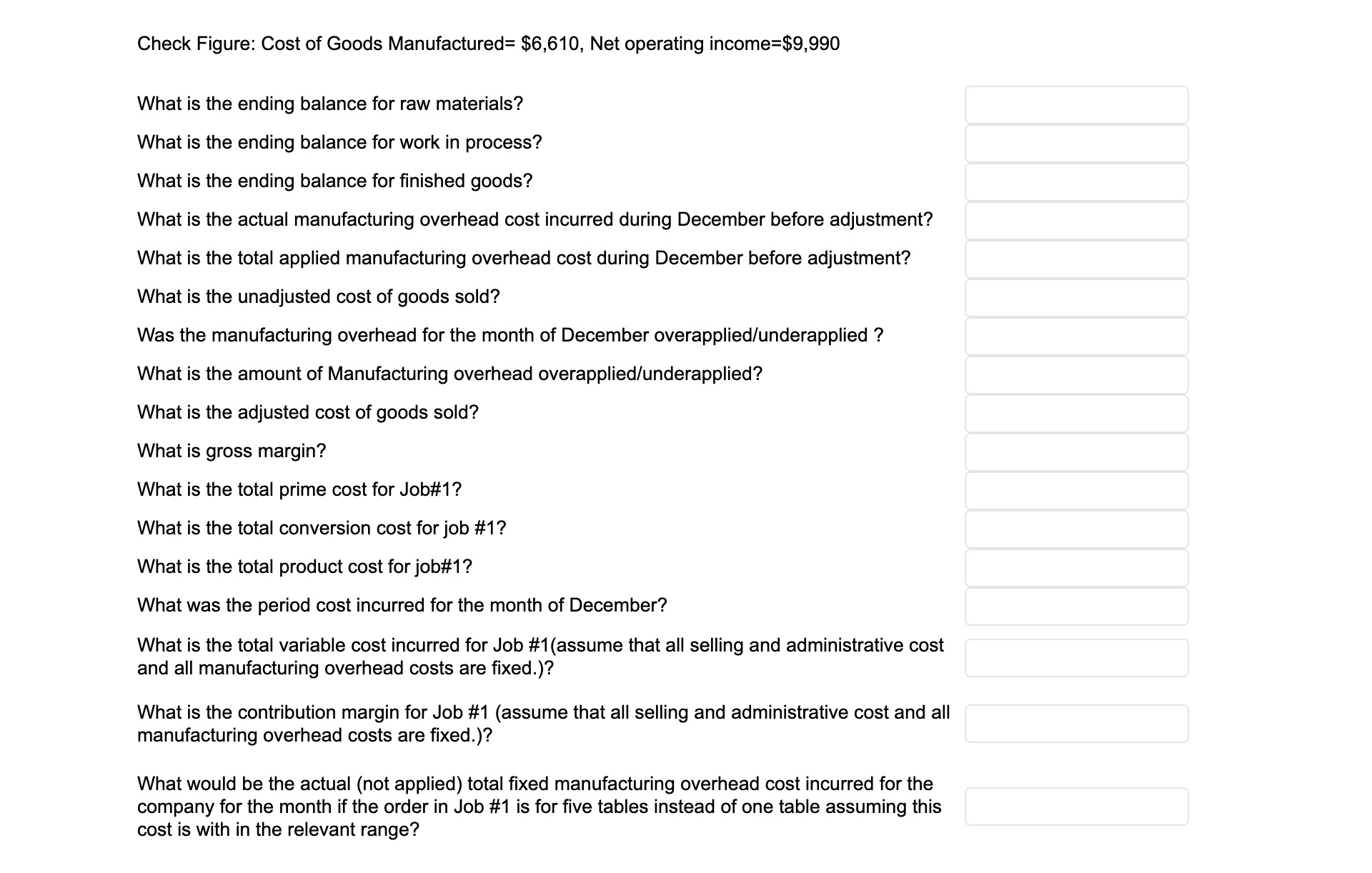 Solved QUESTION 1 Step 1 You work for Thunderduck Custom