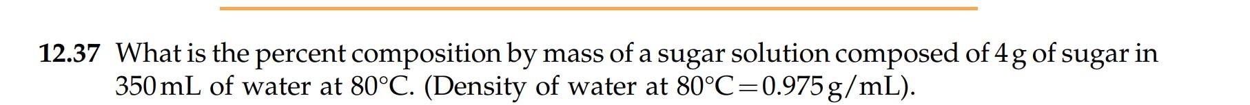 Solved 12.37 What is the percent composition by mass of a | Chegg.com