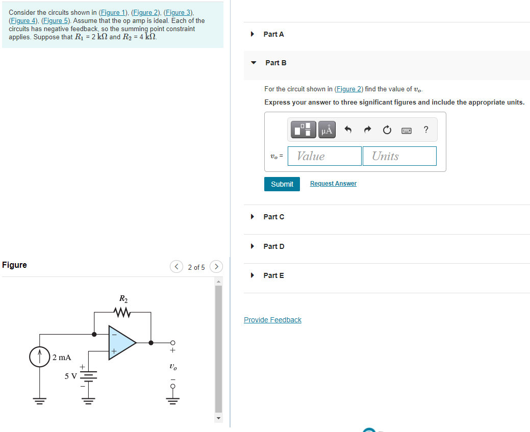 Solved Consider the circuits shown in (Figure 1). (Figure | Chegg.com